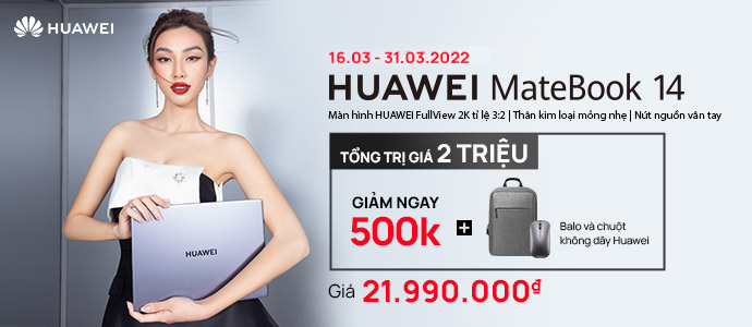 HUAWEI MATEBOOK 14 Ưu đãi cực chất